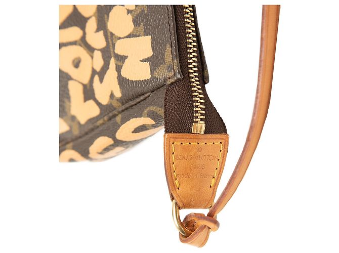 Bolso de hombro Louis Vuitton Stephen Sprouse Monogram Graffiti Marrón Castaño - vista 5