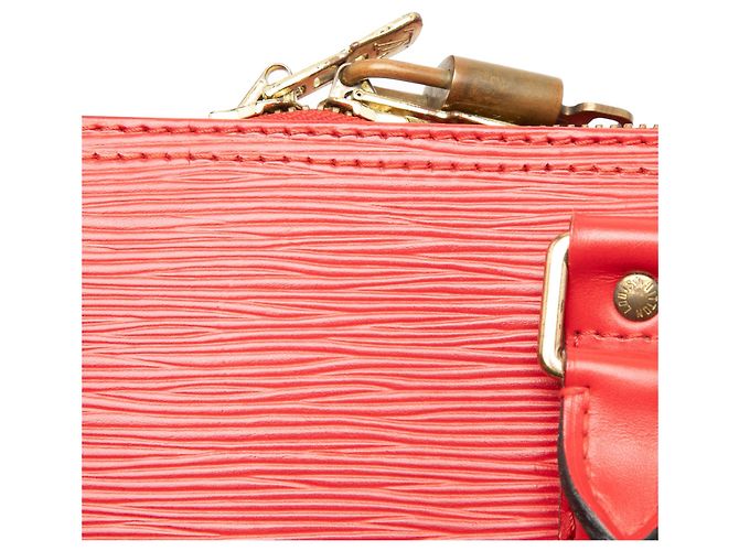 Borsa da viaggio Louis Vuitton Epi Keepall 45 rossa Rosso - vista 10