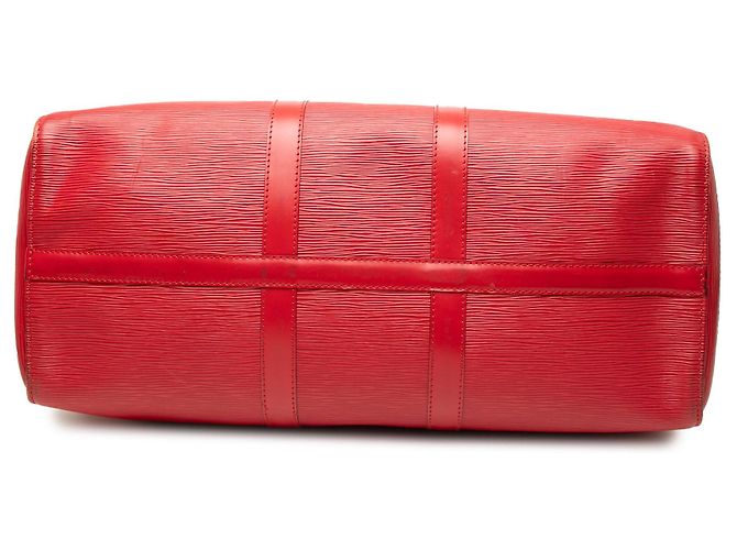 Borsa da viaggio Louis Vuitton Epi Keepall 45 rossa Rosso - vista 3