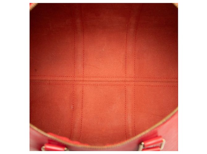 Borsa da viaggio Louis Vuitton Epi Keepall 45 rossa Rosso - vista 4
