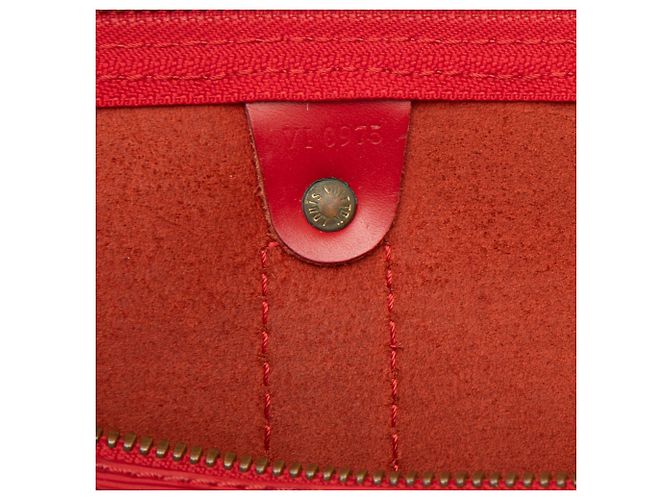 Borsa da viaggio Louis Vuitton Epi Keepall 45 rossa Rosso - vista 6