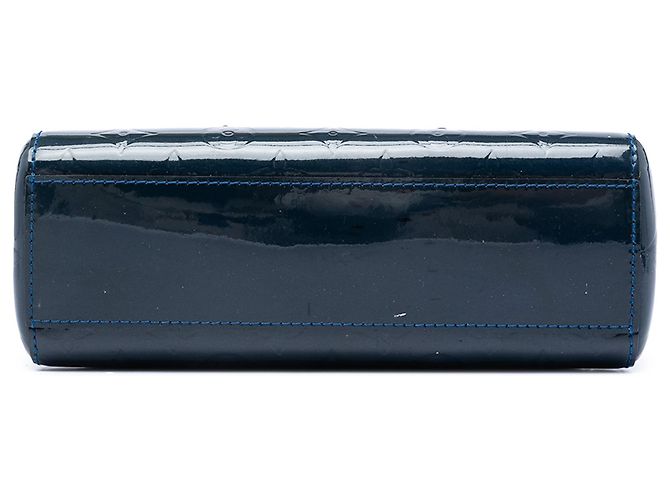 Borsa Louis Vuitton Monogram Vernis Catalina BB blu - vista 3