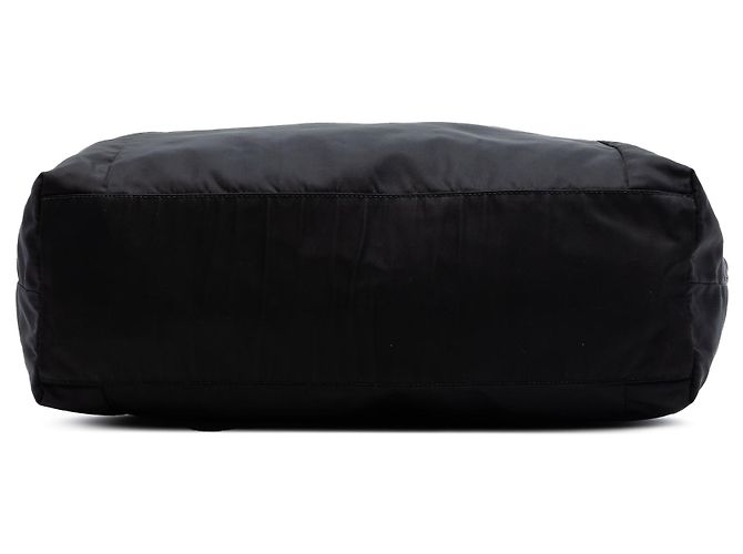 Tote Tessuto nero con manico perlato Prada - vista 3