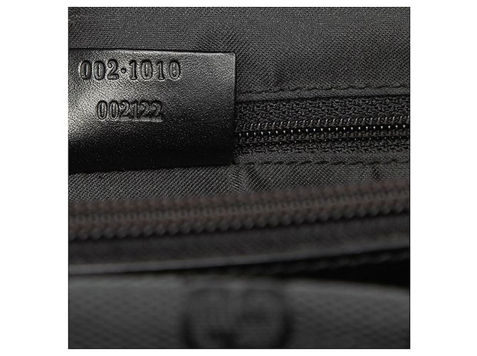 Borsa Gucci GG Canvas Bamboo grigia Grigio - vista 6
