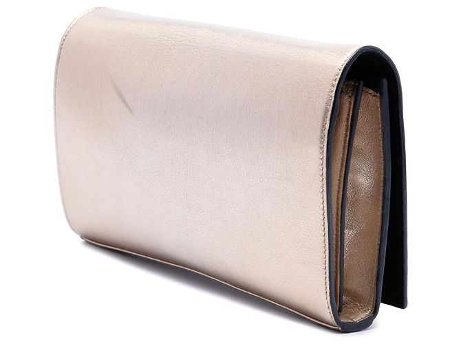 Borsa a tracolla Kate Medium in pelle di vitello metallizzata rosa Saint Laurent Monogram - vista 2