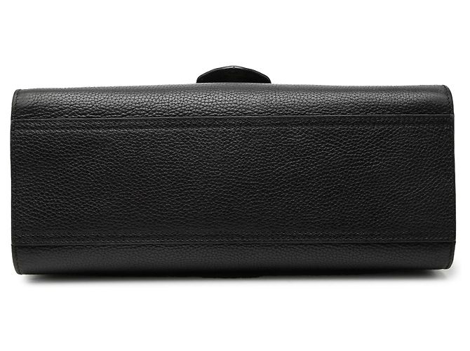Borsa Gucci Small GG Marmont in pelle granulata nera Nero - vista 3