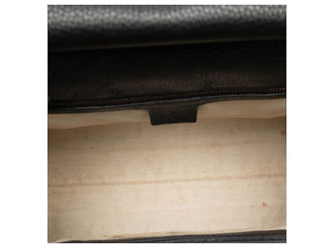 Borsa Gucci Small GG Marmont in pelle granulata nera Nero - vista 4