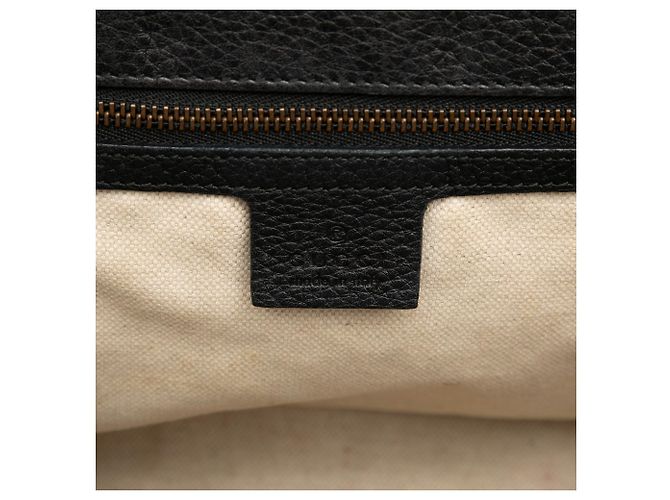 Borsa Gucci Small GG Marmont in pelle granulata nera Nero - vista 5