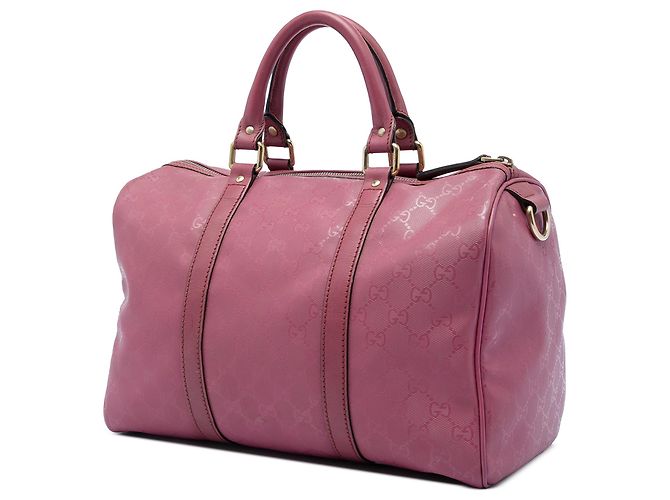 Borsa Boston Gucci Medium GG Imprime Rosa - vista 2