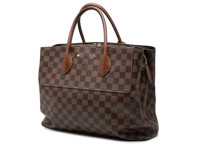 Borsa Ascot Damier Ebene marrone Louis Vuitton - vista 2