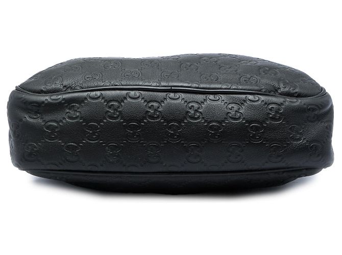 Borsa a tracolla Gucci Guccissima nera Nero - vista 3
