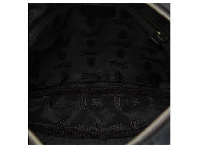 Borsa a tracolla Gucci Guccissima nera Nero - vista 4