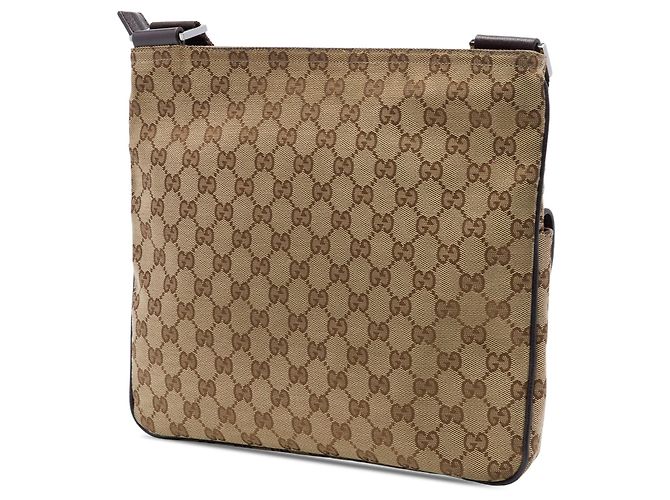 Borsa a tracolla Gucci GG Canvas beige - vista 2