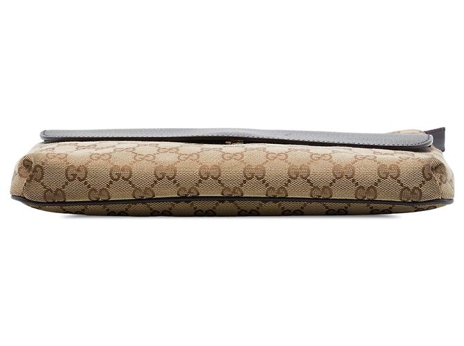 Borsa a tracolla Gucci GG Canvas beige - vista 3