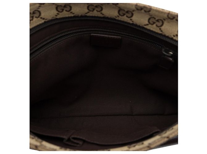 Borsa a tracolla Gucci GG Canvas beige - vista 4