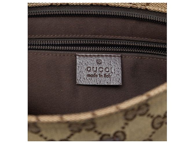 Borsa a tracolla Gucci GG Canvas beige - vista 5