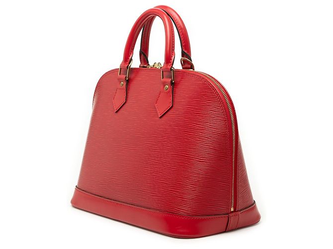 Borsa Louis Vuitton Epi Alma PM rossa Rot - Ansicht 2