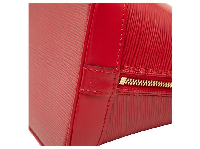 Borsa Louis Vuitton Epi Alma PM rossa Rot - Ansicht 6