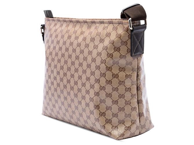 Borsa a tracolla Gucci GG Crystal beige - vista 2