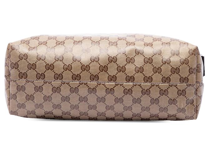 Borsa a tracolla Gucci GG Crystal beige - vista 3
