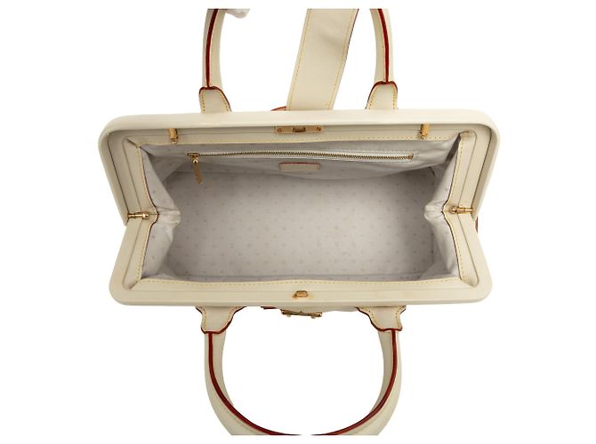 Weiße Louis Vuitton Suhali Lingenieux PM Handtasche - Ansicht 4