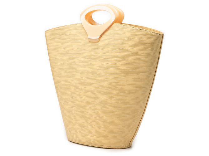 Borsa Louis Vuitton Epi Noctambule beige - vista 2