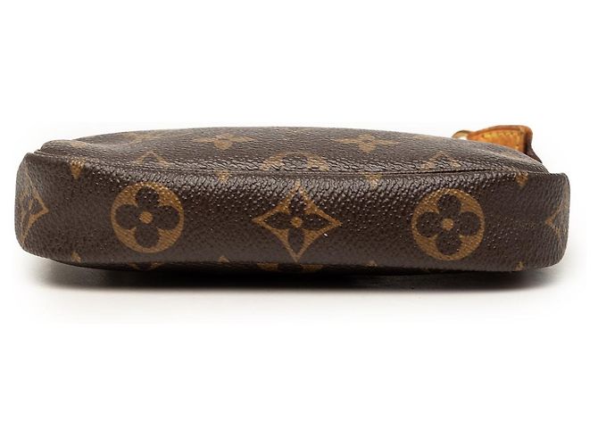 Borsa Louis Vuitton Monogram Mini Pochette Accessoires marrone - vista 3
