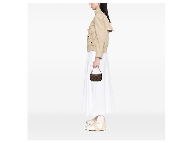 Borsa Louis Vuitton Monogram Mini Pochette Accessoires marrone - vista 7