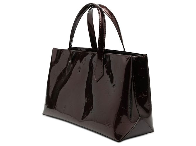 Borsa Louis Vuitton Monogram Vernis Wilshire PM viola Porpora - vista 2