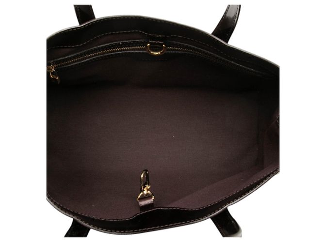 Borsa Louis Vuitton Monogram Vernis Wilshire PM viola Porpora - vista 4