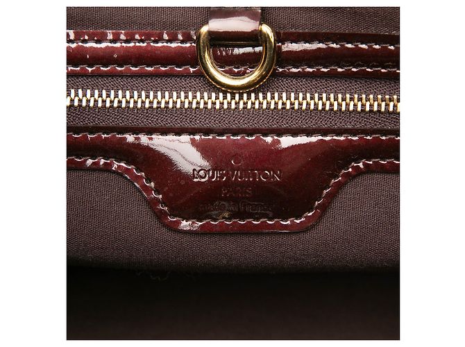 Borsa Louis Vuitton Monogram Vernis Wilshire PM viola Porpora - vista 5