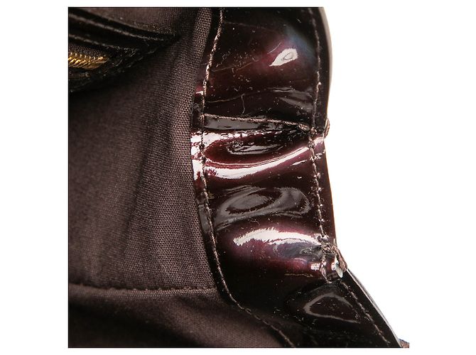 Borsa Louis Vuitton Monogram Vernis Wilshire PM viola Porpora - vista 6