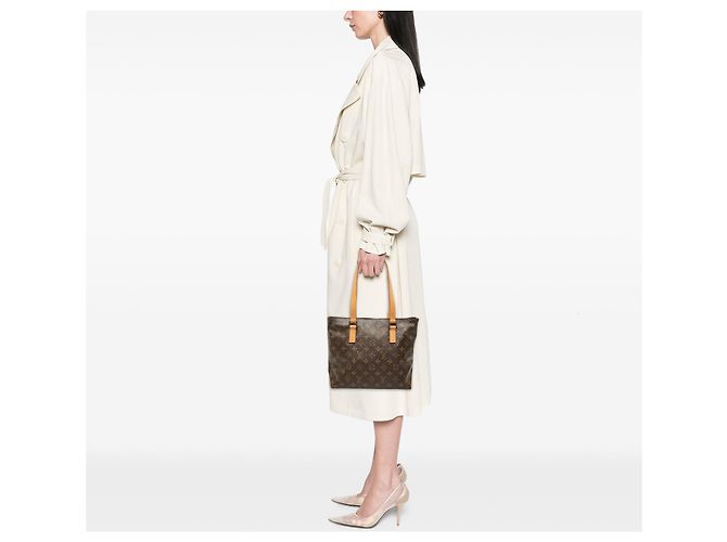 Borsa Tote Louis Vuitton Monogram Cabas Piano marrone - vista 7