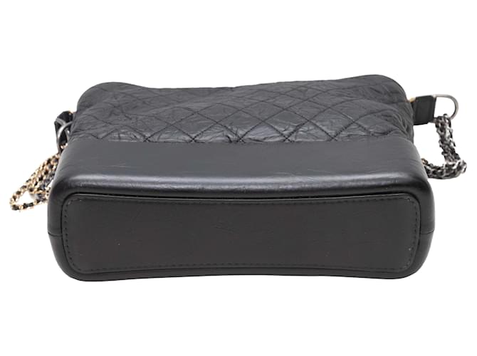 Borsa Hobo Chanel Gabrielle nera Nero - vista 4