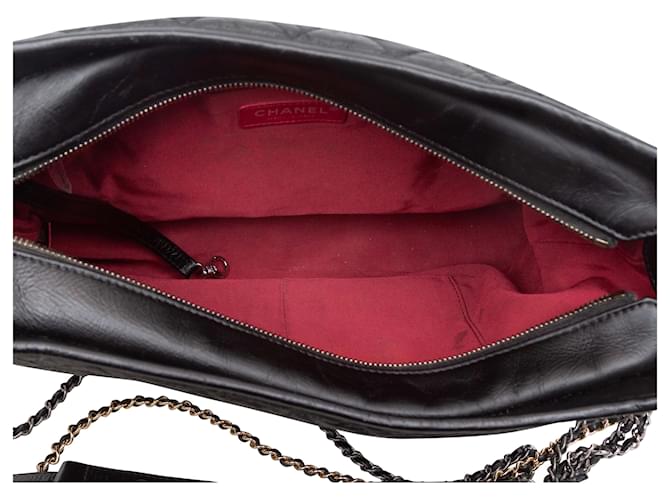 Borsa Hobo Chanel Gabrielle nera Nero - vista 5
