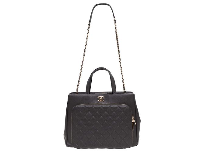 Borsa Tote Black Chanel Business Affinity Nero - vista 2