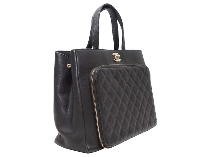 Borsa Tote Black Chanel Business Affinity Nero - vista 3
