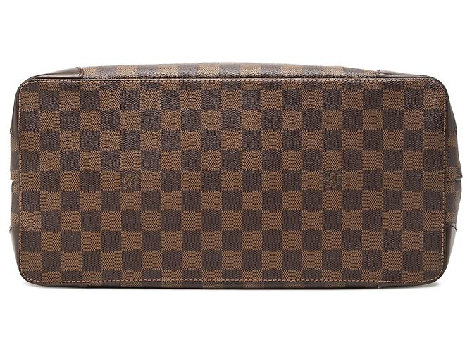 Borsa Tote Louis Vuitton Damier Ebene Hampstead MM marrone - vista 3