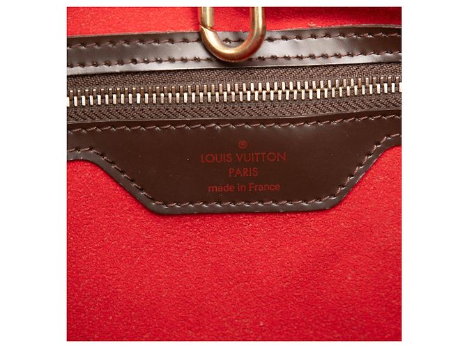 Borsa Tote Louis Vuitton Damier Ebene Hampstead MM marrone - vista 5