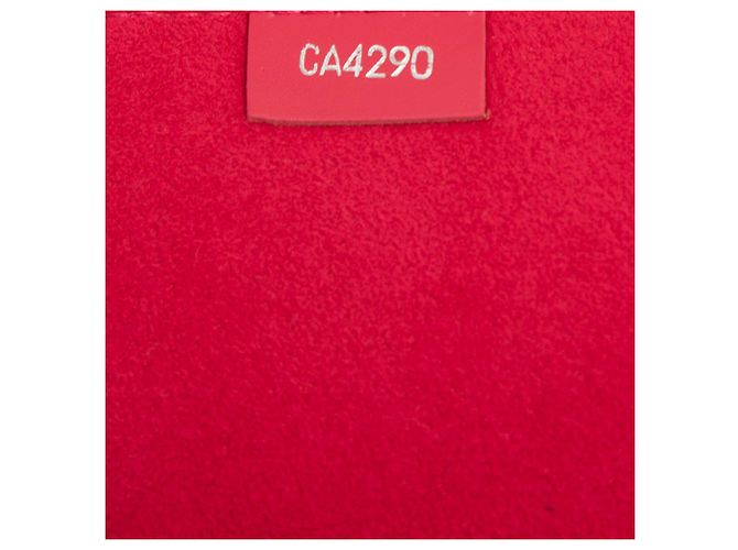 Petit Sac Plat Epi rosso Louis Vuitton - vista 6