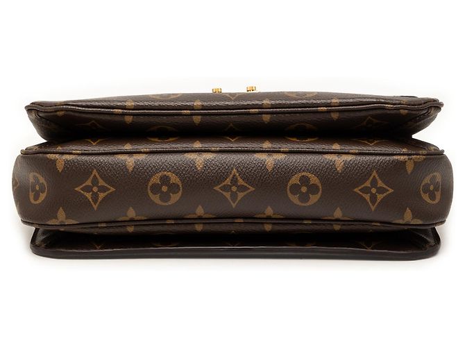 Borsa Louis Vuitton Monogram Pochette Metis marrone - vista 3