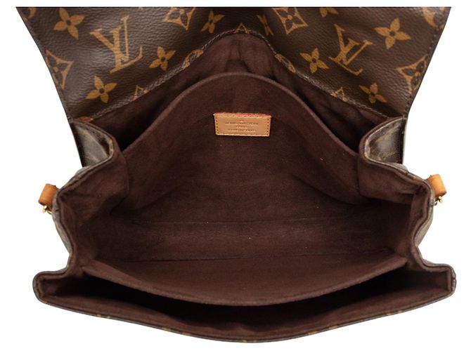 Borsa Louis Vuitton Monogram Pochette Metis marrone - vista 4