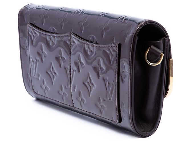 Bolsa de ombro Louis Vuitton Monogram Vernis Rossmore MM roxa Roxo - vista 2