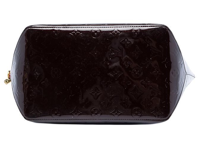 Borsa Tote Louis Vuitton Monogram Vernis Bellevue GM Viola Porpora - vista 3