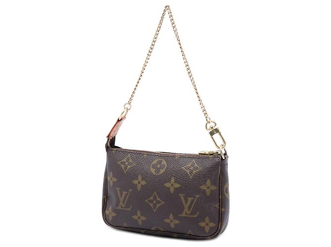 Louis Vuitton Monogram Mini Pochette Accessoires Handtasche braun - Ansicht 2