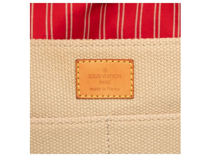 Borsa a tracolla Louis Vuitton Antigua Besace PM Beige - vista 5