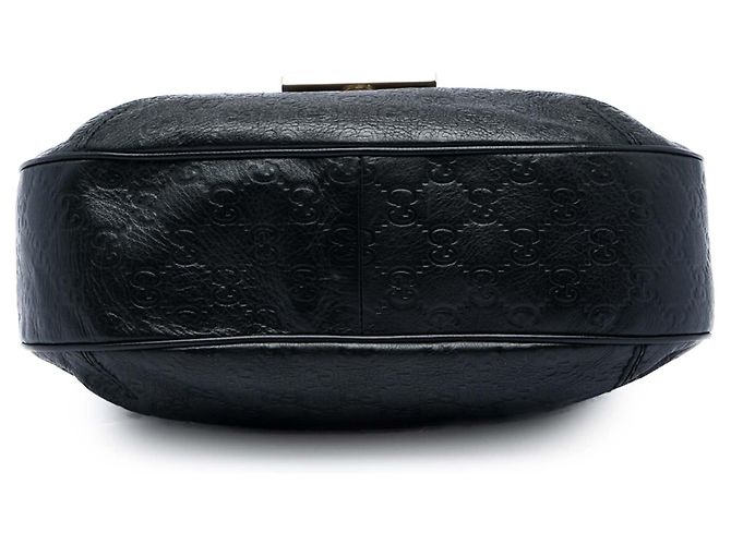 Borsa Hobo Guccissima Medium nera da donna Nero - vista 3