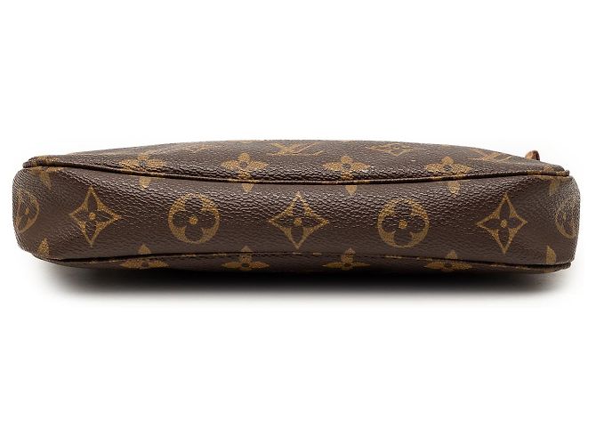 Borsa a tracolla Louis Vuitton Monogram Pochette Accessoires marrone - vista 3