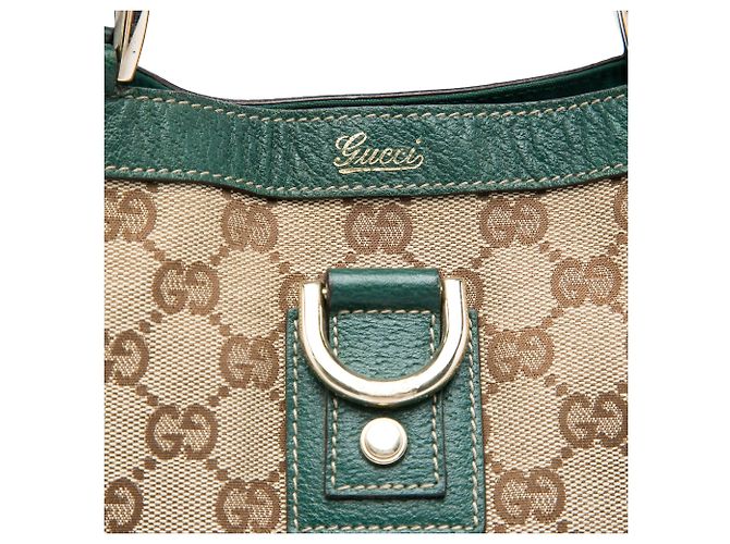 Tote Abbey GG Canvas con anello a D beige Gucci - vista 5