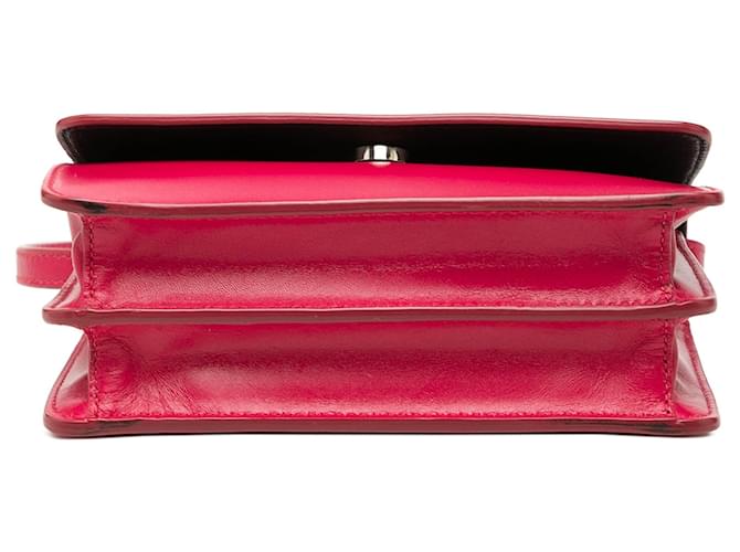 Borsa a tracolla Prada Box Calf rosa - vista 3